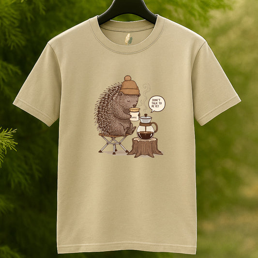 Hedgehog Coffee Lover T-Shirt