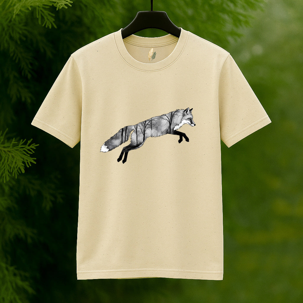 Leaping Fox Forest Spirit T-Shirt