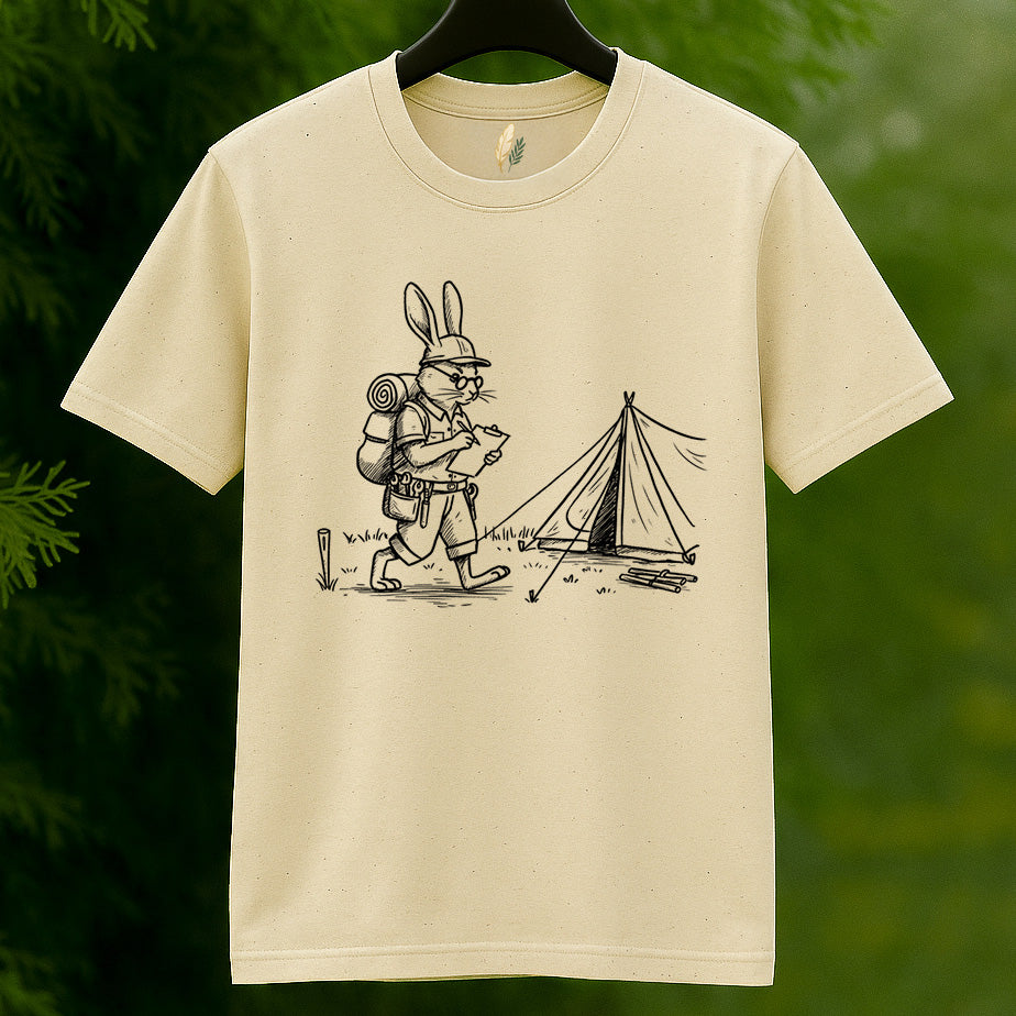Adventurous Rabbit Camper T-Shirt
